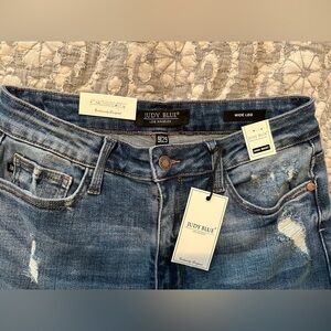Judy Blue, wide leg, high waisted jeans. Size 9/29
